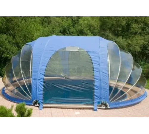 Раскладной павильон из ПВХ 10,8*4,9*2,6 м. (овал) Azuro