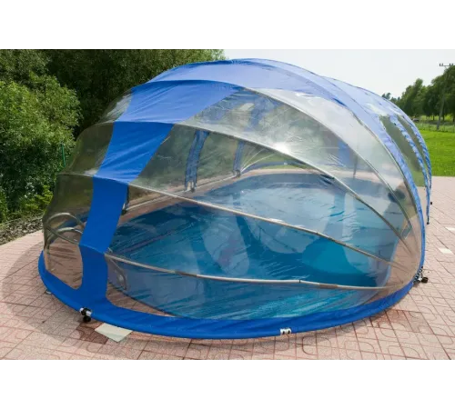 Раскладной павильон из ПВХ 10,8*4,9*2,6 м. (овал) Azuro