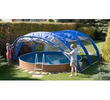 Раскладной павильон из ПВХ 10,8*4,9*2,6 м. (овал) Azuro