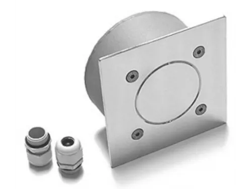 Распаячная коробка АТ 07,02M квадратная 120х120 мм. из нерж. стали AISI-316