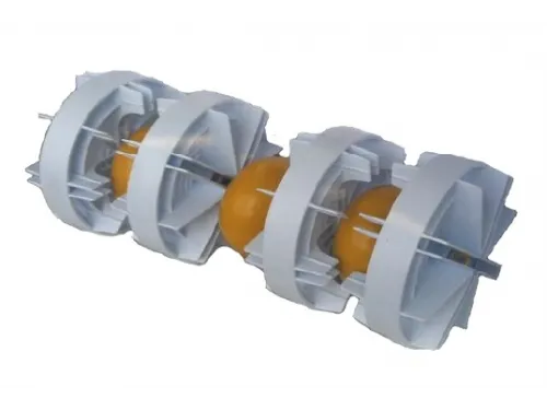 Разделительная дорожка с волногасителем 120 мм. и поплавком 70 мм.