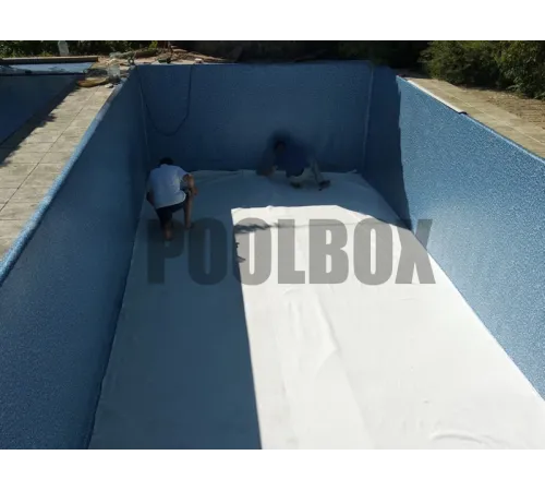 Пленка ПВХ (лайнер) (рулон 1,65*25 м.) CGT PF4000 Oceanstone 1,5 мм. (мелкий мрамор)