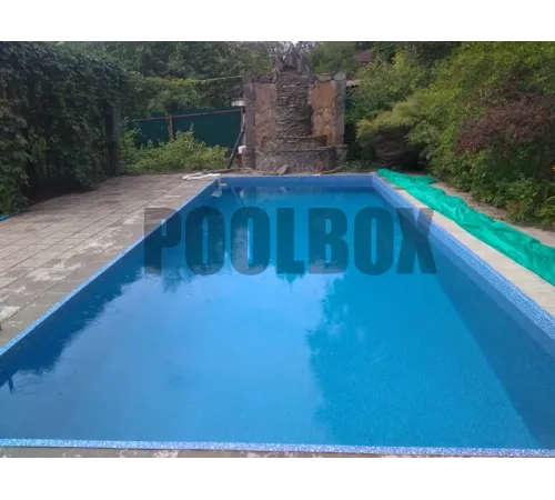 Пленка ПВХ (лайнер) (рулон 1,65*25 м.) CGT PF4000 Oceanstone 1,5 мм. (мелкий мрамор)