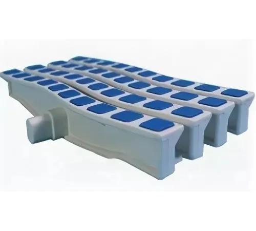 Решетка переливная цветная волна Anti Slip 200 х 26.5 мм синий DE2720B Emaux