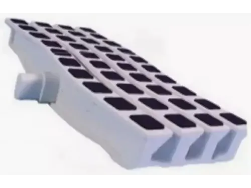 Решетка переливная цветная волна Anti Slip 250 х 26.5 мм черный DE2725W Emaux