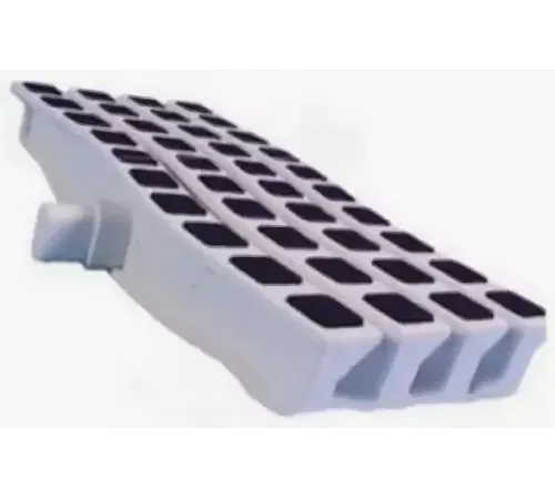 Решетка переливная цветная волна Anti Slip 250 х 26.5 мм черный DE2725W Emaux