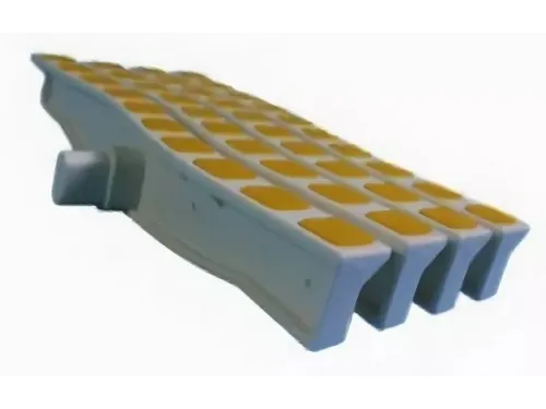 Решетка переливная цветная волна Anti Slip 250 х 26.5 мм желтый DE2725W Emaux