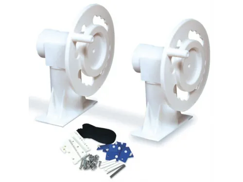 Ролик Competition 75133 (опоры, колесо, ремни крепления, клипсы), без вала