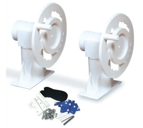 Ролик Competition 75133 (опоры, колесо, ремни крепления, клипсы), без вала