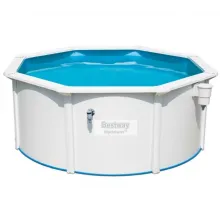 Сборный круглый бассейн Bestway Hydrium 56566 (300x120 см) с песочным фильтром, лестницей и тентом