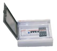 Щит управления аттракционами в бассейне с пневмореле 