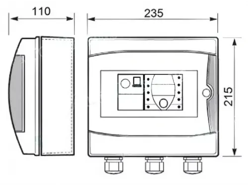 Щит управления фильтрацией с 2 канальным цифровым таймером Kripsol KPOW230