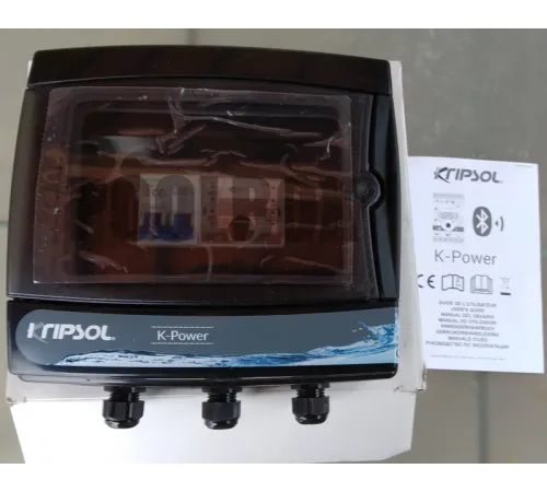 Щит управления с 2 канальным цифровым таймером диф.автоматом Kripsol KPOW230D