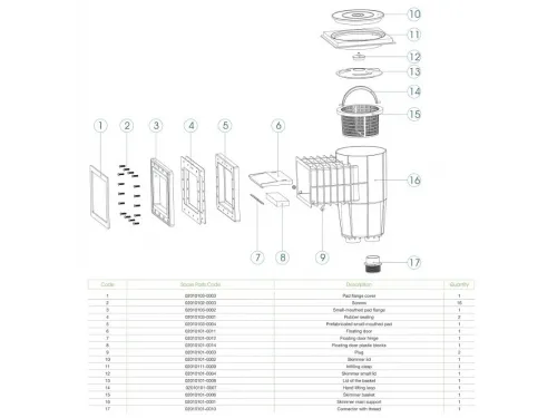 Скиммер (универс.) Aquant 2010113 Standart