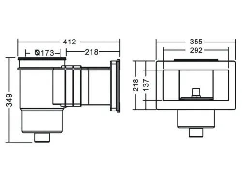 Скиммер (универс.) Aquaviva Wide EM0020V с широкой горловиной