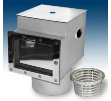 Скиммер АТ 05.03M (универс.) V 15 л., из нерж. стали AISI-316, с переливом