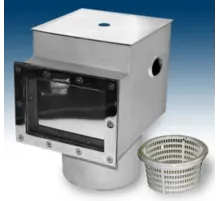 Скиммер АТ 05.03 (универс.) V 15 л., из нерж. стали AISI-304, с переливом