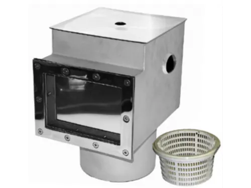 Скиммер АТ 05.09 (универс.) V 25 л., из нерж. стали AISI-304, с переливом