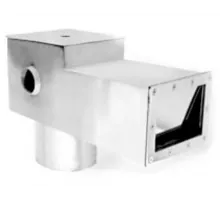 Скиммер АТ 05.10 (универс.) V 25 литров, из нерж. стали AISI-304, удлиненный, с переливом