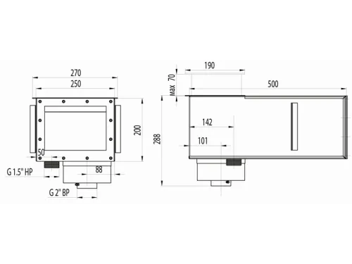 Скиммер (универс.) A.S-2.D, с удлиненной горловиной М.S1.3 (АС.05.18)