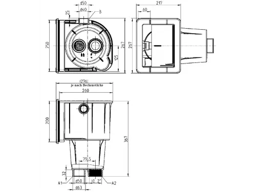 Скиммер (универс.) Ocean De Luxe M5 Peraqua