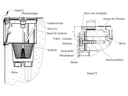 Скиммер (универс.) Ocean De Luxe M5 Peraqua