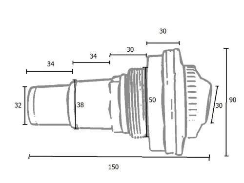 Скиммер-пакет Kokido Olimpic K002WBX/W широкий (скиммер, форсунка, адаптер для пылесоса)