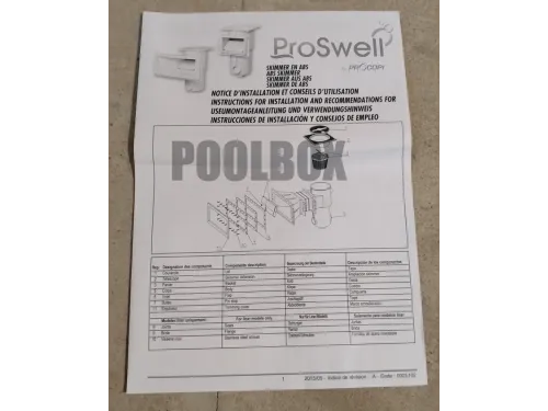 Скиммер (универс.) P 1000 SL101 Procopi узкий