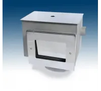 Скиммер АТ 05.28 (плитка) V 15 из нерж. стали AISI-304 с регулятором уровня воды и переливом 