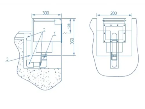Скиммер АТ 05.27 (плитка) V 25 л. из нерж. стали AISI-304