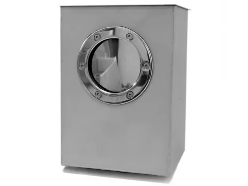 Скиммер АТ 05.22 (универс.) КОМПАКТ с круглым фланцем из нерж. стали AISI-304