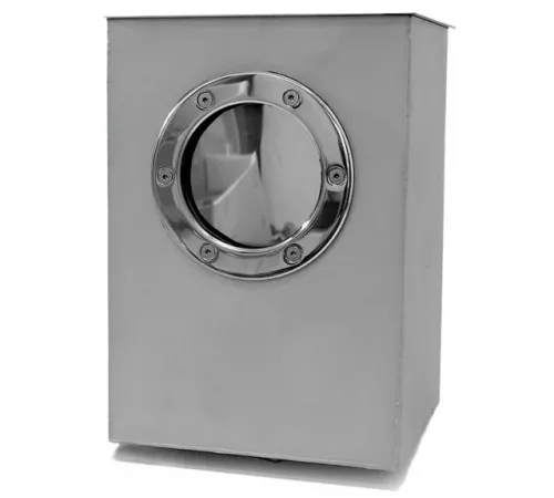 Скиммер АТ 05.22M (универс.) КОМПАКТ с круглым фланцем из нерж. стали AISI-316