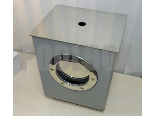 Скиммер АТ 05.22 (универс.) КОМПАКТ с круглым фланцем из нерж. стали AISI-304