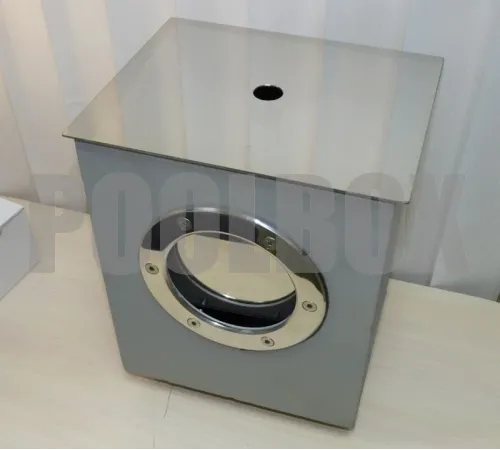 Скиммер АТ 05.22M (универс.) КОМПАКТ с круглым фланцем из нерж. стали AISI-316