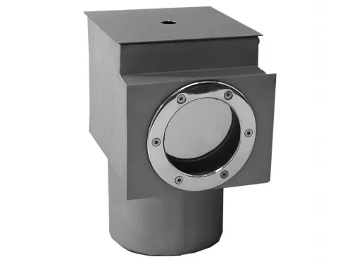 Скиммер АТ 05.19 (универс.) V 25 л. с круглым фланцем из нерж. стали AISI-304