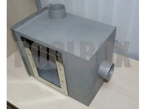 Скиммер АТ 05.06 (универс.) КОМПАКТ, из нерж. стали AISI-304, с переливом