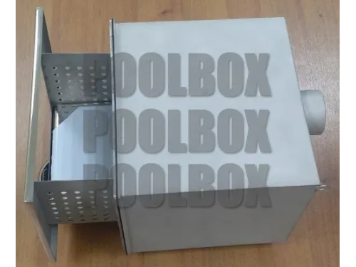 Скиммер АТ 05.23M (универс.) с выдвижной корзиной, из нерж. стали AISI-316, с переливом