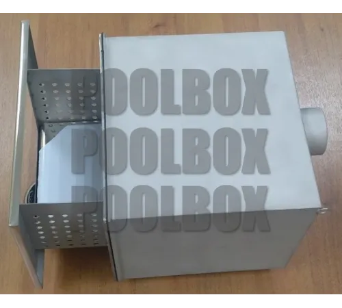 Скиммер АТ 05.23 (универс.) с выдвижной корзиной, из нерж. стали AISI-304, с переливом