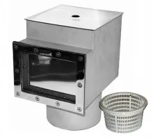 Скиммер АТ 05.01 (универс.) V 15 л., из нерж. стали AISI-304