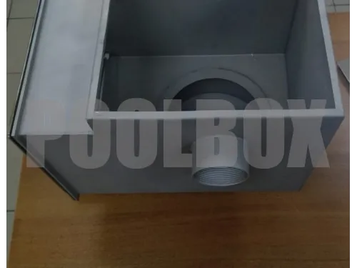 Скиммер АТ 05.09 (универс.) V 25 л., из нерж. стали AISI-304, с переливом