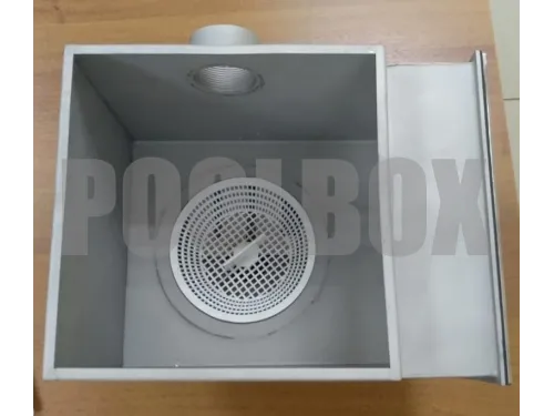 Скиммер АТ 05.09 (универс.) V 25 л., из нерж. стали AISI-304, с переливом