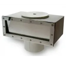 Скиммер АТ 05.11 (универс.) V 35 л., из нерж. стали AISI-304, с широкой рамкой