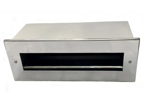 Скиммер АТ 05.23.2М узкий (универс.) с выдвижной корзиной с датчиком уровня и переливом из нерж. стали AISI-316