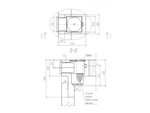 Скиммер (плитка) Kripsol SKS