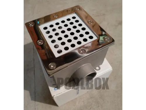 Слив донный (универс.) 150х150 мм. АТ 04,05, из нерж. стали AISI-304