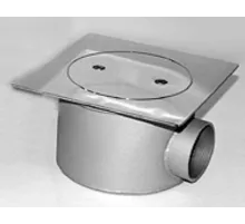 Слив донный антивихревой (плитка) 180х180 мм. АТ 04,13M из нерж. стали AISI-316