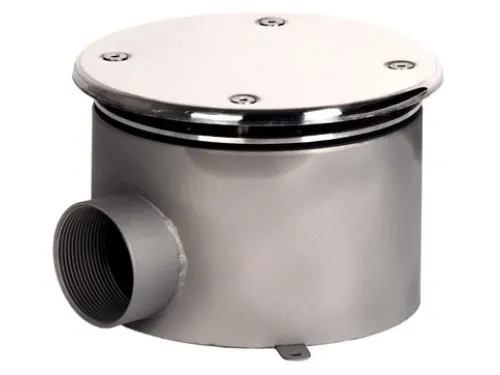 Слив донный (плитка) д.165 мм. (круг), СД.65.1, из нерж. стали AISI-304