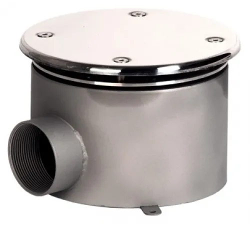 Слив донный (универс.) д.165 мм. (круг), СД.65.2, из нерж. стали AISI-304