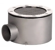 Слив донный (плитка) д.165 мм. (круг), СД.65.3, из нерж. стали AISI-304