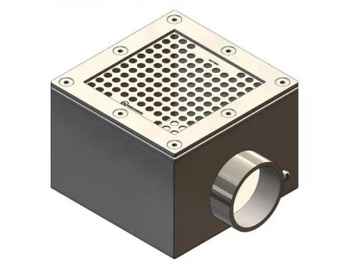 Слив донный из нерж. стали (универс.) Aquaviva 2'', AISI 304 (150x150 мм)